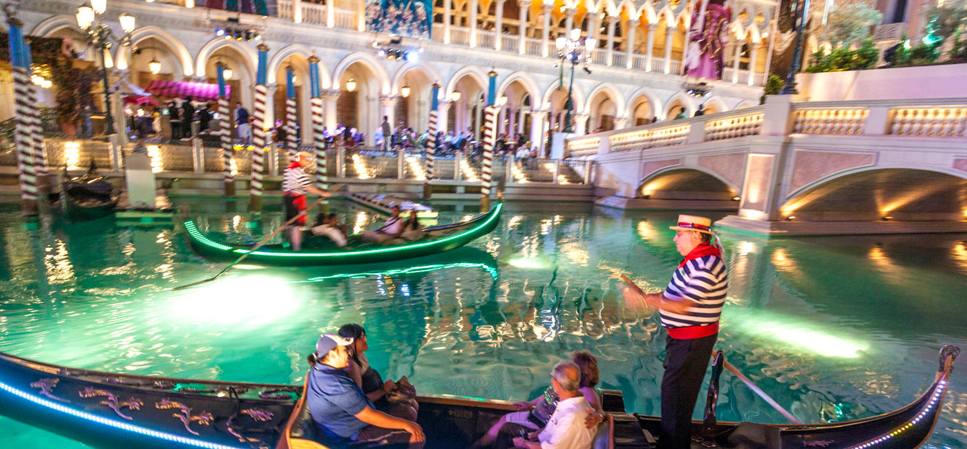 Image: Gondolier at The Venetian Resort Hotel & Casino. (Photo Credit: Meinzahn/iStock Editorial/Getty Images Plus)