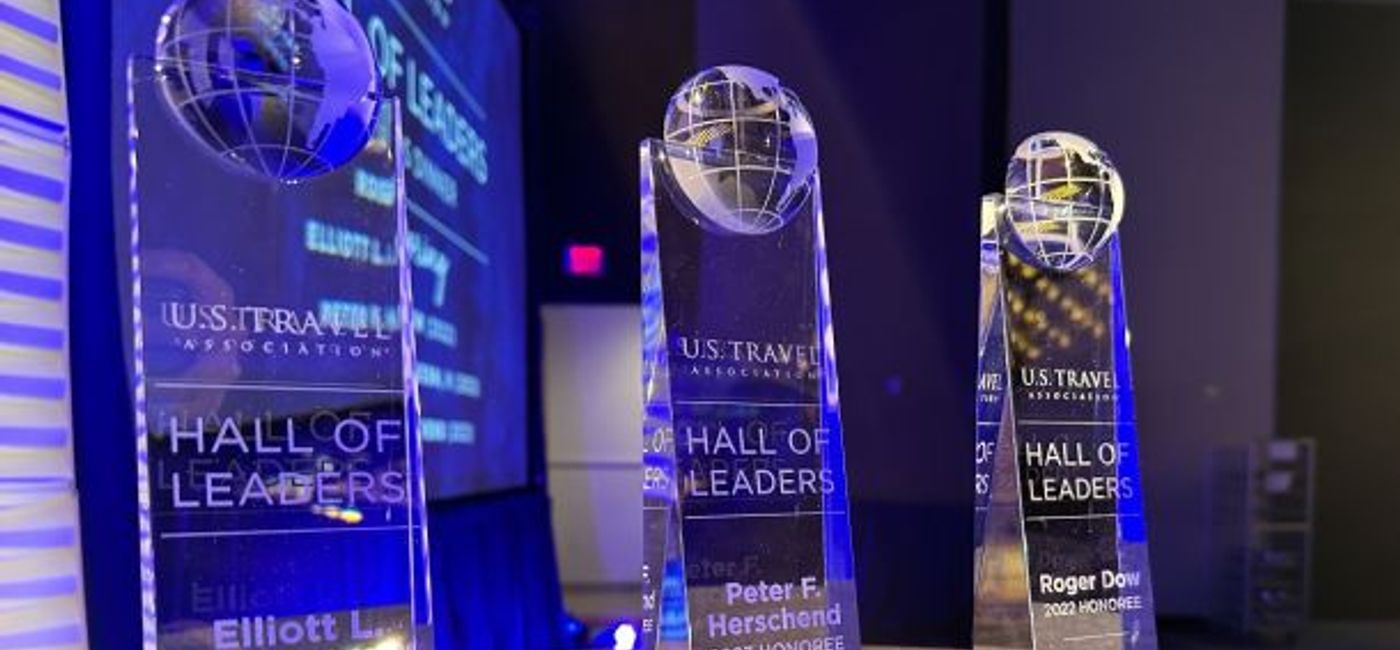 Image: Hall of Leaders inductees. (Photo Credit: US Travel Association Media)