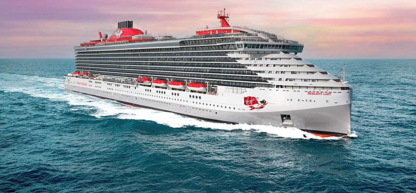 Image: Resilient Lady is expected to enter service May 14. Rendering courtesy of Virgin Voyages. (Source: Virgin Voyages)