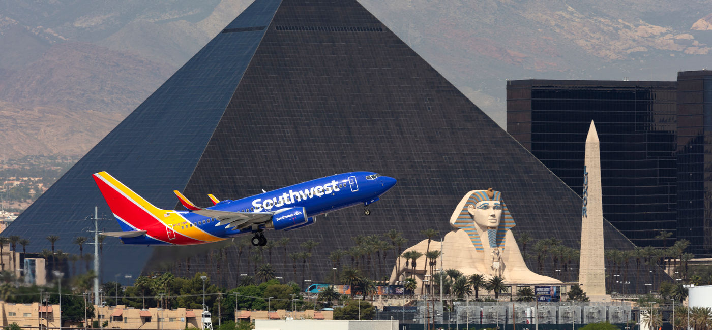 Image: Southwest Airlines flight takes off from Las Vegas. (Photo Credit: DaveAlan/iStock Unreleased)