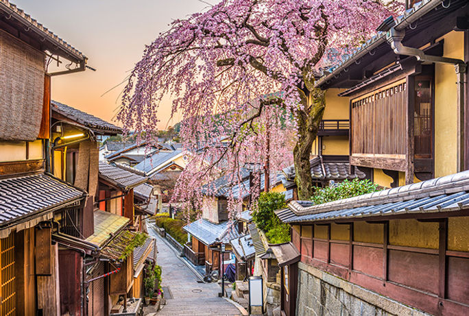 Kyoto, Japan in Spring. 