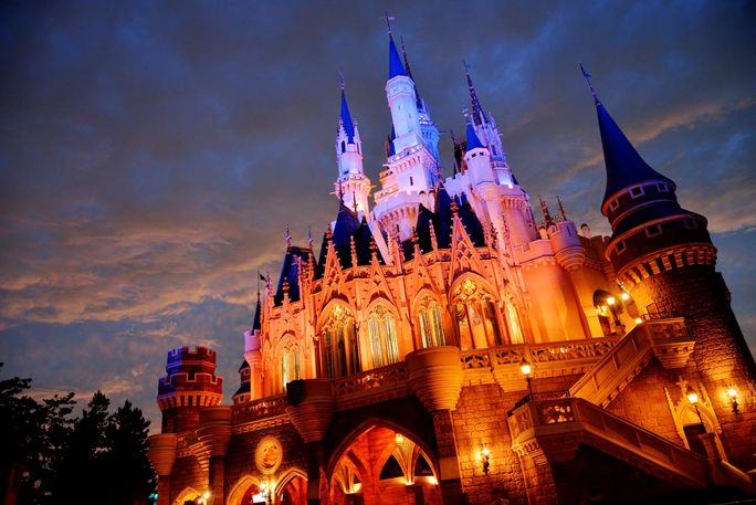 Beauty and the Beast Castle, Tokyo Disneyland, Japan 