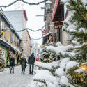 Quebec City, Quebec in winter, Christmas destinations, holiday destinations, Petit Champlain